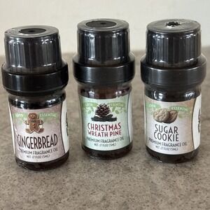 Good Essential Oils Christmas Set Of 3,  17 oz. NEW SEALED